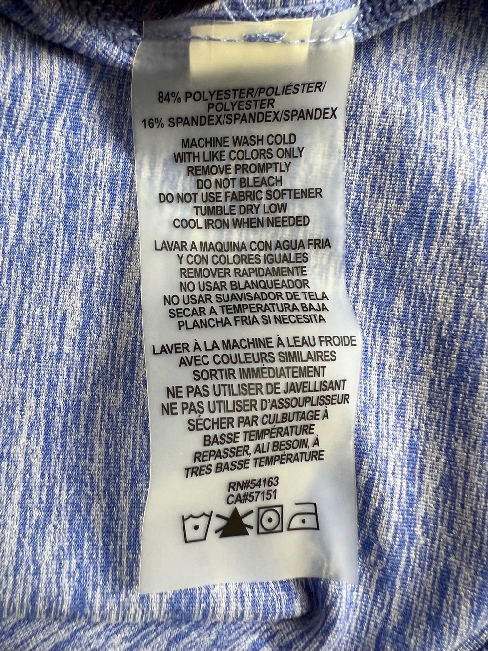 Calvin Klein Blue Performance Dress Golf Pickleball Tennis Vacation Travel - Picture 10 of 13